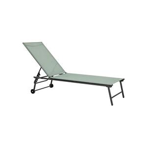 Koopman Polohovatelné lehátko TERA 57x185 cm zelená LE9000110 obraz