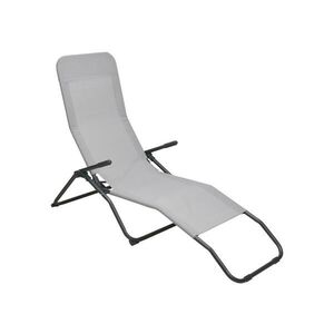 Koopman Zahradní lehátko FIKA 60x140 cm šedá FB7000300 obraz