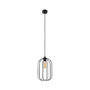Lustr na lanku DESTELLO 1xE27/15W/230V pr. 21 cm černá LM-1.324/A/CZARNY obraz