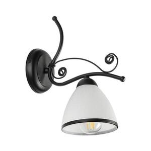 Nástěnná lampa RETRO 1xE27/60W/230V černá/bílá KM-1.51/CZARNY PÓŁMAT obraz
