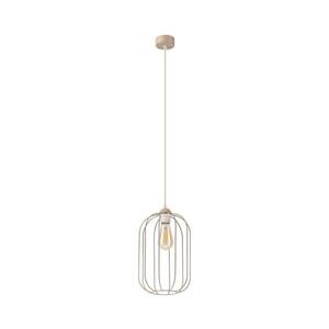 Lustr na lanku DESTELLO 1xE27/15W/230V pr. 21 cm béžová LM-1.324/A/BEŻ obraz