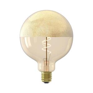 LED Stmívatelná žárovka s vrchlíkem FILAMENT G125 E27/4W/230V 1800K zlatá CRI 90 8712879155829 obraz