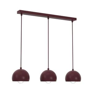 Lustr na lanku SOOL 3xE27/15W/230V burgundy 1218 obraz