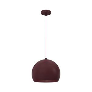 Lustr na lanku SOOL 1xE27/15W/230V pr. 27 cm burgundy 1220 obraz