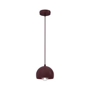 Lustr na lanku SOOL 1xE27/15W/230V pr. 15 cm burgundy 1217 obraz