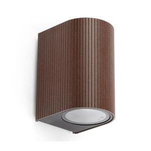 FARO Barcelona FARO 70324 - Venkovní nástěnné svítidlo ESTELA 1xGU10/5W/230V IP65 hnědá 70324 obraz