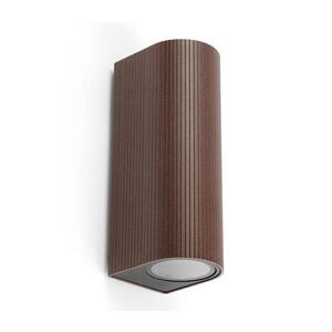 FARO Barcelona FARO 70329 - Venkovní nástěnné svítidlo ESTELA 2xGU10/5W/230V IP65 hnědá 70329 obraz