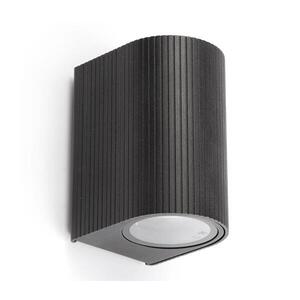 FARO Barcelona FARO 70322 - Venkovní nástěnné svítidlo ESTELA 1xGU10/5W/230V IP65 černá 70322 obraz
