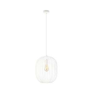 Lustr na lanku OVELLA 1xE27/15W/230V pr. 34 cm krémová W-KM 1368/1 SAND obraz