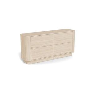 Komoda MADERA 160x75 cm bílý dub H000025656 obraz
