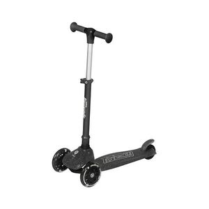 QPlay - Dětská koloběžka s LED kolečky SPARKLING černá ST-006_Black obraz