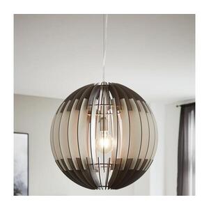 Eglo 63256 - Lustr na lanku OLMERO PRO 1xE27/60W/230V pr. 40 cm šedá/bílá 63256 obraz