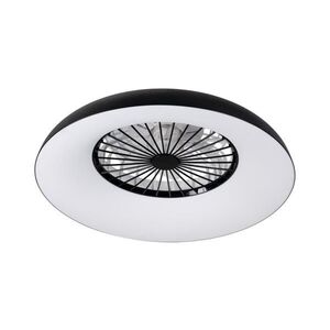 46371 - LED RGBW Stm. svít. s vent. PLAVE PAN LED/48W/230V CCT černá + DO 46371 obraz