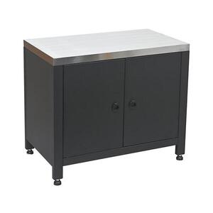Venkovní modul skříňka pod gril 80x47x69 cm černá/nerez 14126 obraz