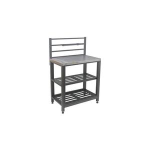 Venkovní modul stůl 80x47x123 cm černá/nerez 14128 obraz