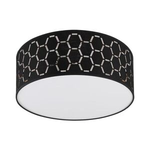 Stropní svítidlo ULLE 1xE27/15W/230V pr. 35 cm černá LM-1.325/CZARNY/ZŁOTY obraz