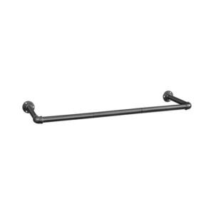 Nástěnný věšák na ramínka LINEA 92x7x30 cm černá HSR67BK obraz