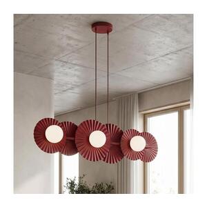 EMIBIG Lustr na lanku UMBRA 6xG9/8W/230V červená 1729/6 obraz