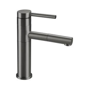 Deante BGE_D22M - Umyvadlová baterie s vytahovací sprškou ORA 22, 9 cm titan BGE_D22M obraz