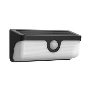 LED Solární nástěnné svítidlo se senzorem LINK LED/5W/3, 7V 2000 mAh IP65 černá EKO2359 obraz