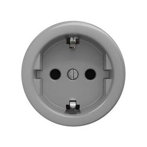 Reblig - Retro zásuvka domovní bez rámečku SCHUKO 230V/16A šedá S/ZS obraz