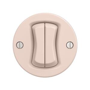 Reblig - Retro sériový vypínač bez rámečku č. 5 starorůžová R/V2/5 obraz