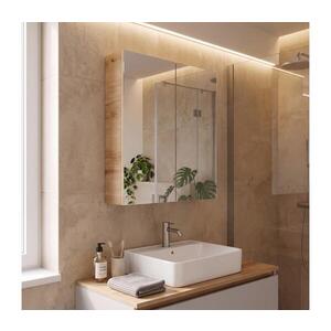 Dřevojas - Zrcadlová koupelnová skříňka NEXI 80x68 cm dub 8596204810313 obraz