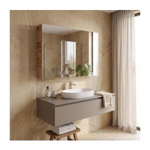 Dřevojas - Zrcadlová koupelnová skříňka NEXI 100x68 cm dub 8596204810344 obraz