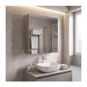 Dřevojas - Zrcadlová koupelnová skříňka NEXI 60x68 cm tmavý dub 8596204810290 obraz