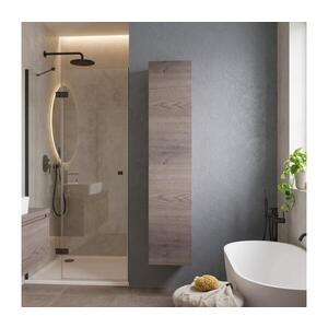 Dřevojas - Závěsná koupelnová skříňka ZYLO 35x155 cm tmavý dub 8596204810269 obraz