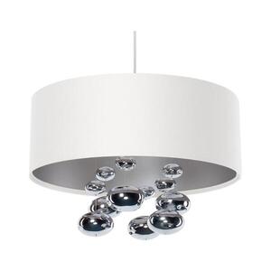 Lustr na lanku BUBBLE 1xE27/60W/230V pr. 50 cm bílá 01B-006-60 obraz