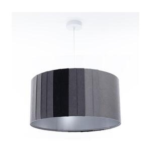 Lustr na lanku STRIPES 1xE27/60W/230V pr. 40 cm šedá 010-MKL-003-40 obraz