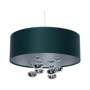 Lustr na lanku BUBBLE 1xE27/60W/230V pr. 50 cm zelená 01B-003-60 obraz