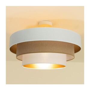 Přisazený lustr WENTA 1xE27/60W/230V pr. 50 cm béžová/juta H0053 obraz