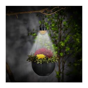 LED Solární svítidlo s květináčem LED/1, 2V 400 mAh IP44 černá 11733 obraz