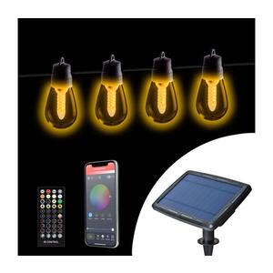 LED Stmívatelný solární řetěz 25xLED/1, 5W/3, 7/5V 2200 mAh 15 m IP65 černá + DO 11744 obraz