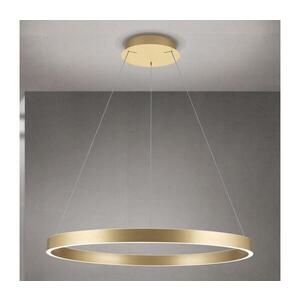 Orion- LED Stm. lustr na lanku KOLK LED/80W/230V 2700/3000/4000K pr. 80 cm zlatá HL 6-1717/80 gold-matt obraz