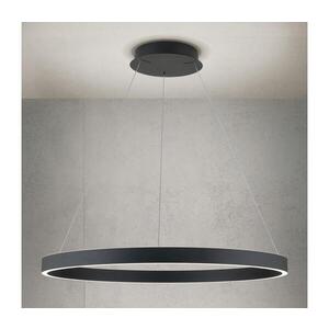 Orion- LED Stm. lustr na lanku KOLK LED/80W/230V 2700/3000/4000K pr. 80 cm černá HL 6-1717/80 schwarz obraz