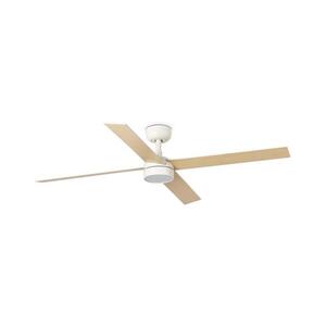 FARO Barcelona FARO 34355WT1S - LED Stm. vent. RUDDER L 18W/230V CCT pr. 132 cm béž./b. WT + DO 34355WT1S-D obraz