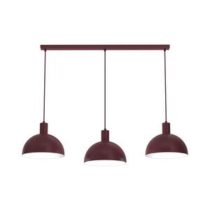 Lustr na lanku HANDA 3xE27/15W/230V burgundy 4388 obraz
