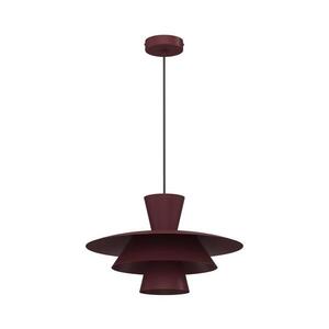 Lustr na lanku PLATO 1xE27/15W/230V burgundy 5755 obraz