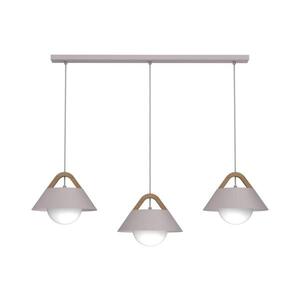 Lustr na lanku FUNDA 3xE27/15W/230V krémová 4207A obraz