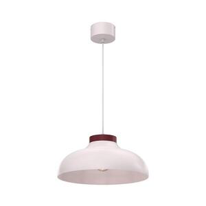 Lustr na lanku BASCA 1xE27/15W/230V krémová/burgundy 8485A obraz