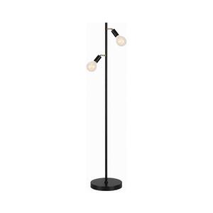 LED Stojací lampa 2xE27/7W/230V 2000K černá/zlatá 9A21982 obraz