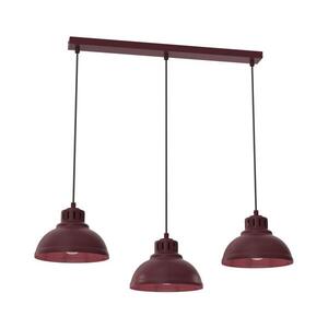 Lustr na lanku SVEN 3xE27/15W/230V burgundy 8884A obraz