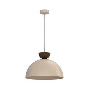 Lustr na lanku NEVIS 1xE27/15W/230V pr. 38 cm béžová 9707A obraz