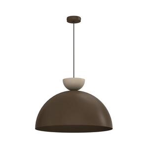 Lustr na lanku NEVIS 1xE27/15W/230V pr. 50 cm hnědá 9714A obraz