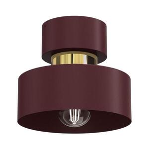 Stropní svítidlo MARTI 1xE27/15W/230V pr. 20, 5 cm burgundy/zlatá 9699 obraz