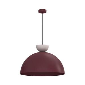 Lustr na lanku NEVIS 1xE27/15W/230V pr. 50 cm burgundy 9717A obraz