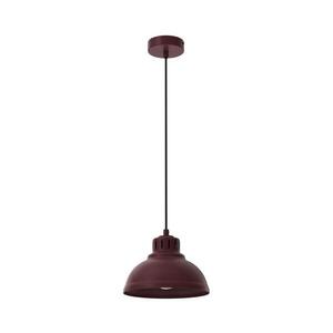 Lustr na lanku SVEN 1xE27/15W/230V burgundy 8881A obraz